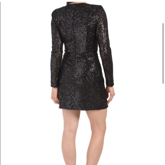 Ramy Brook Becky dress sequin black perfect - Picture 6 of 11